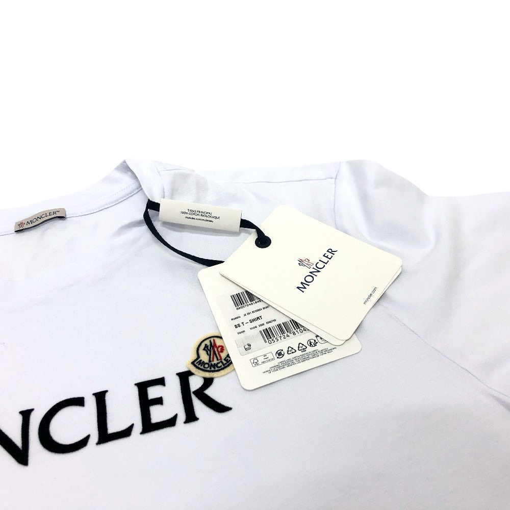 Moncler – Short Sleeve T-Shirt – Logo White –Men’s– XXXL