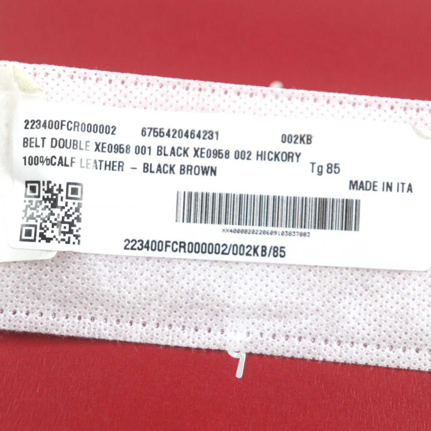 Salvatore Ferragamo – Reversible Belt men’s Size: 90 Black & Dark Brown Leather