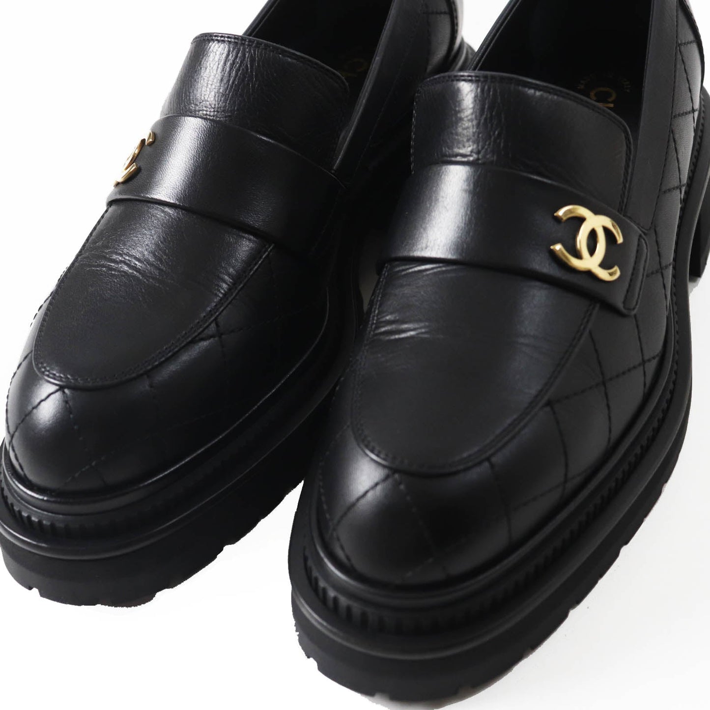 Chanel Matelassé Loafers size 39.5