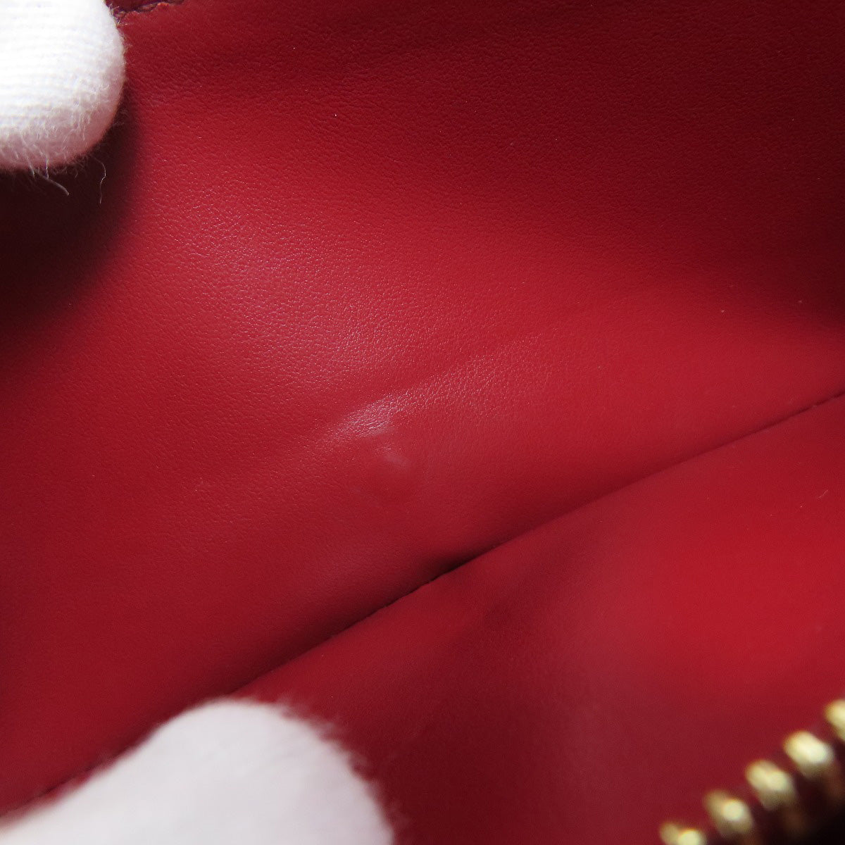 BURBERRY – Long Shoulder Wallet – Red Leather –