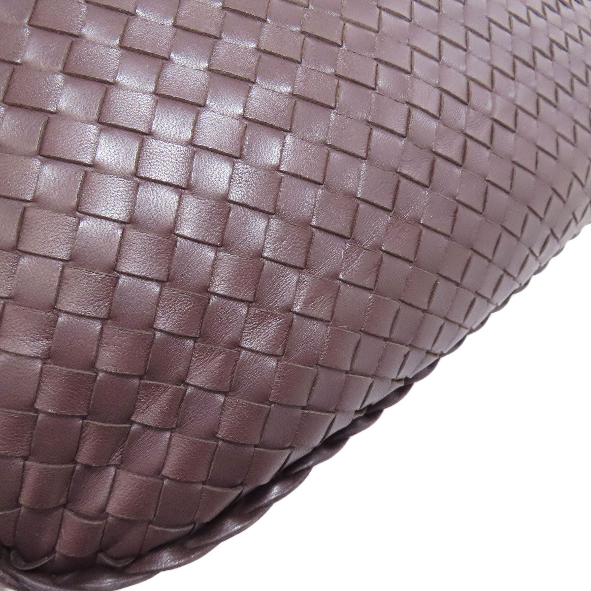 BOTTEGA VENETA – Intrecciato “One Belt” Shoulder Bag – Brown Calfskin –