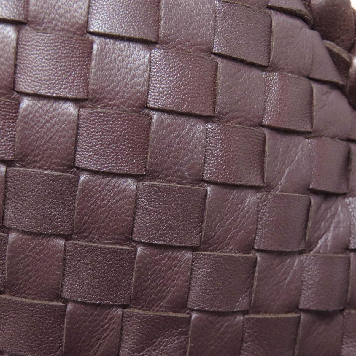 BOTTEGA VENETA – Intrecciato “One Belt” Shoulder Bag – Brown Calfskin –