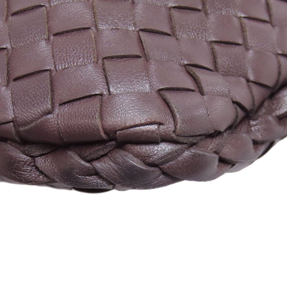 BOTTEGA VENETA – Intrecciato “One Belt” Shoulder Bag – Brown Calfskin –