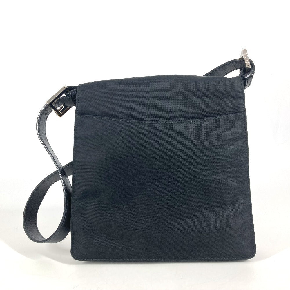 FENDI – FF Logo Nylon Shoulder Bag – Black