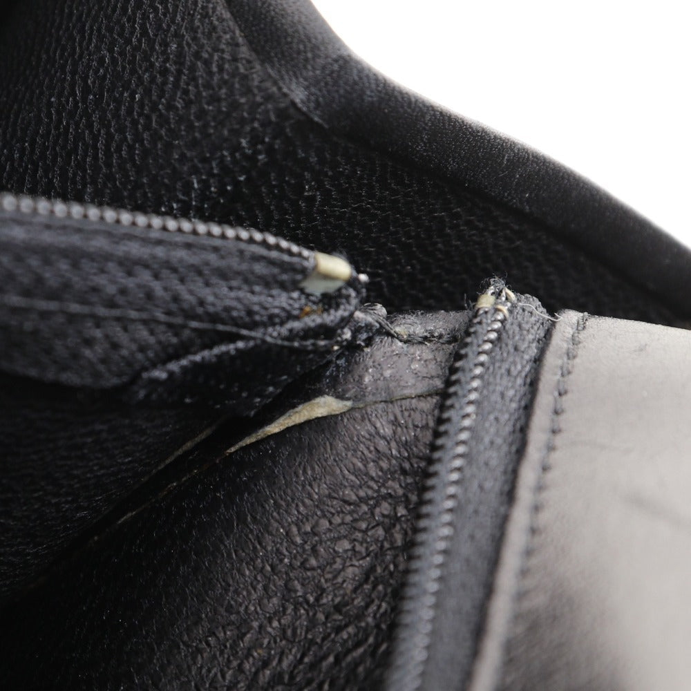 CHANEL vintage Chain Shoulder bag in black calfskin with classic COCO Mark harware Vintage