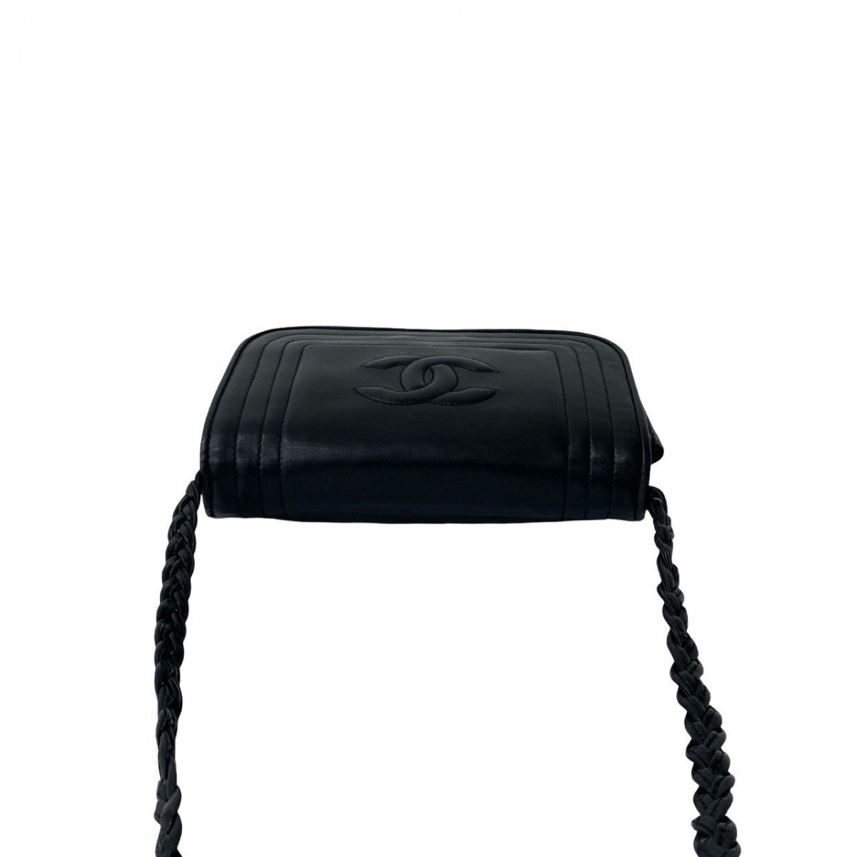 CHANEL – Lambskin Shoulder Bag – COCO Mark – Vintage