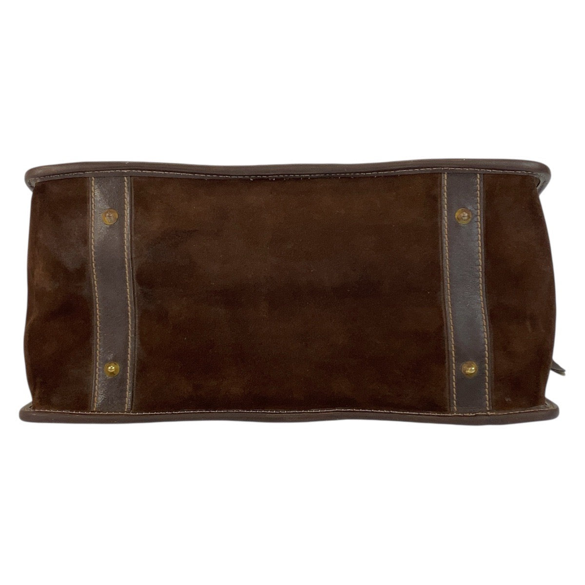 GUCCI – Sherry Line 2-Way Handbag / Tote – Suede & Leather – Brown with Gold Hardware – Modern Collection