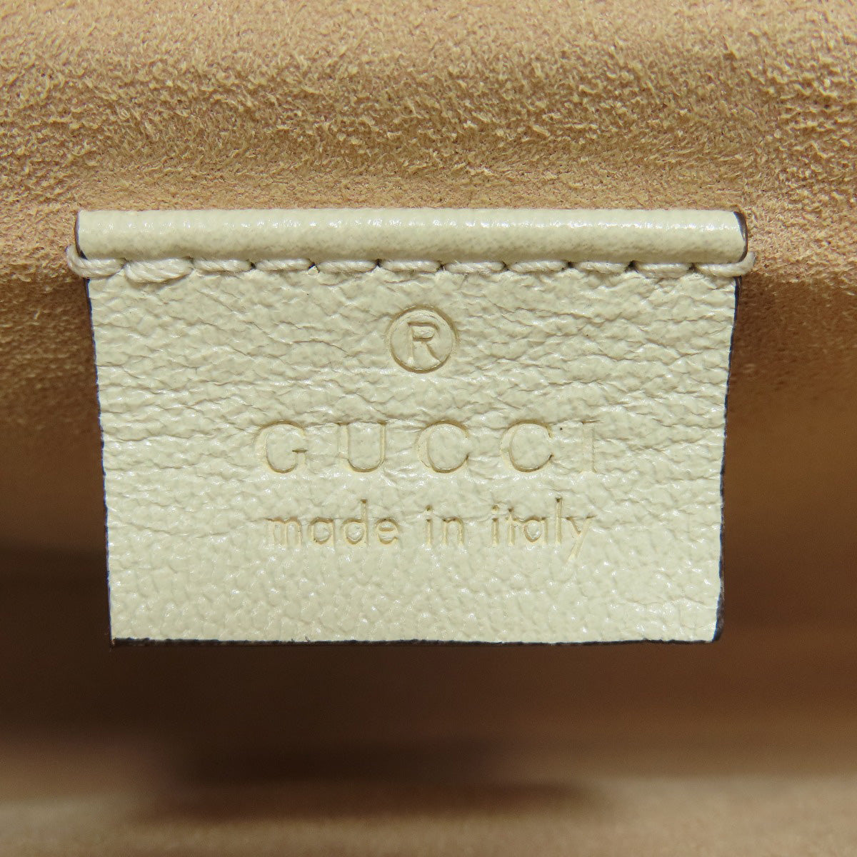 GUCCI – Brown GG Supreme PVC with Leather Trim 2-Way Handbag & Clutch