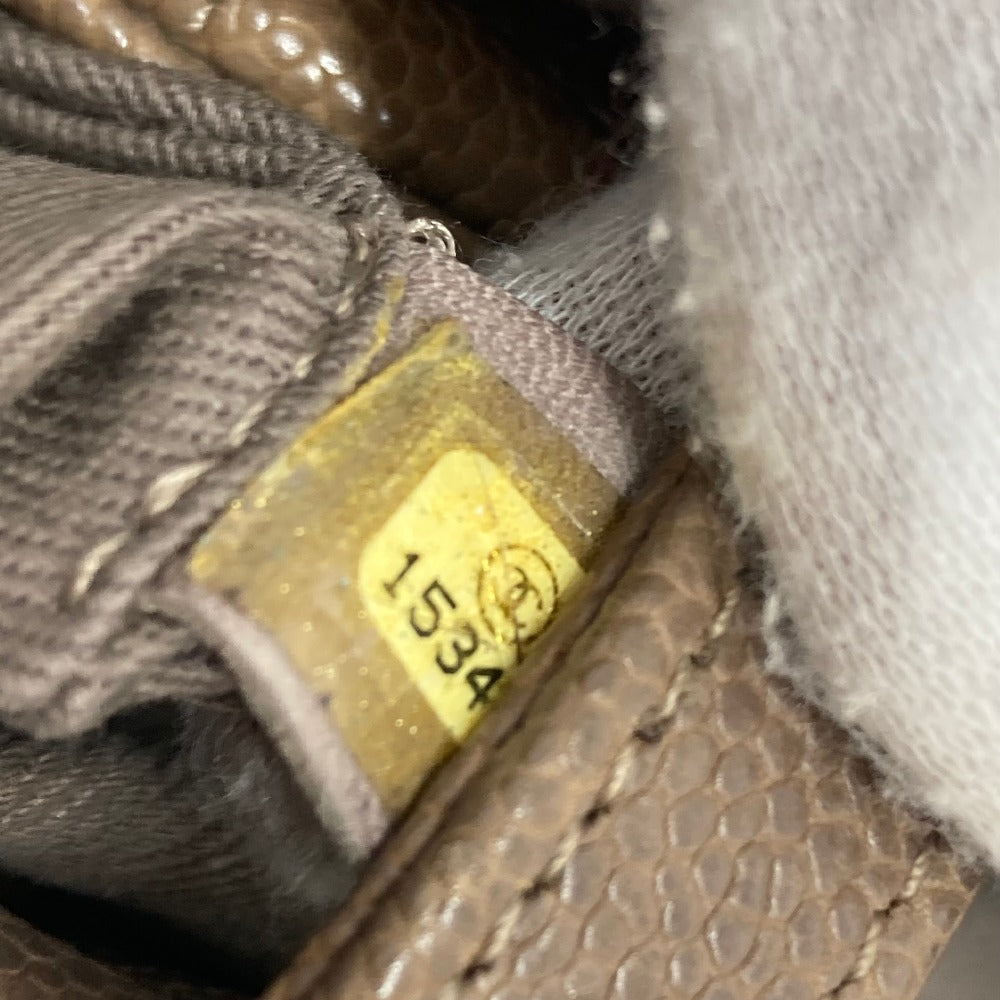 CHANEL – Mademoiselle Bowling Shoulder Bag – Brown Caviar Skin CC COCO Mark –