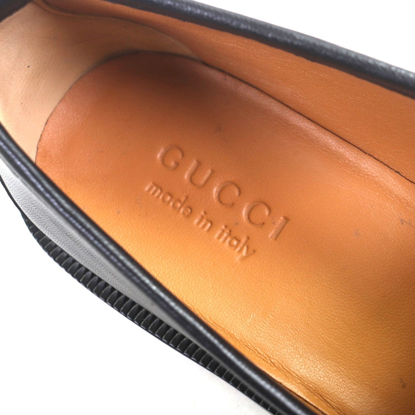 GUCCI – Leather Loafers – Black – Men’s Size 8.5 Near Mint