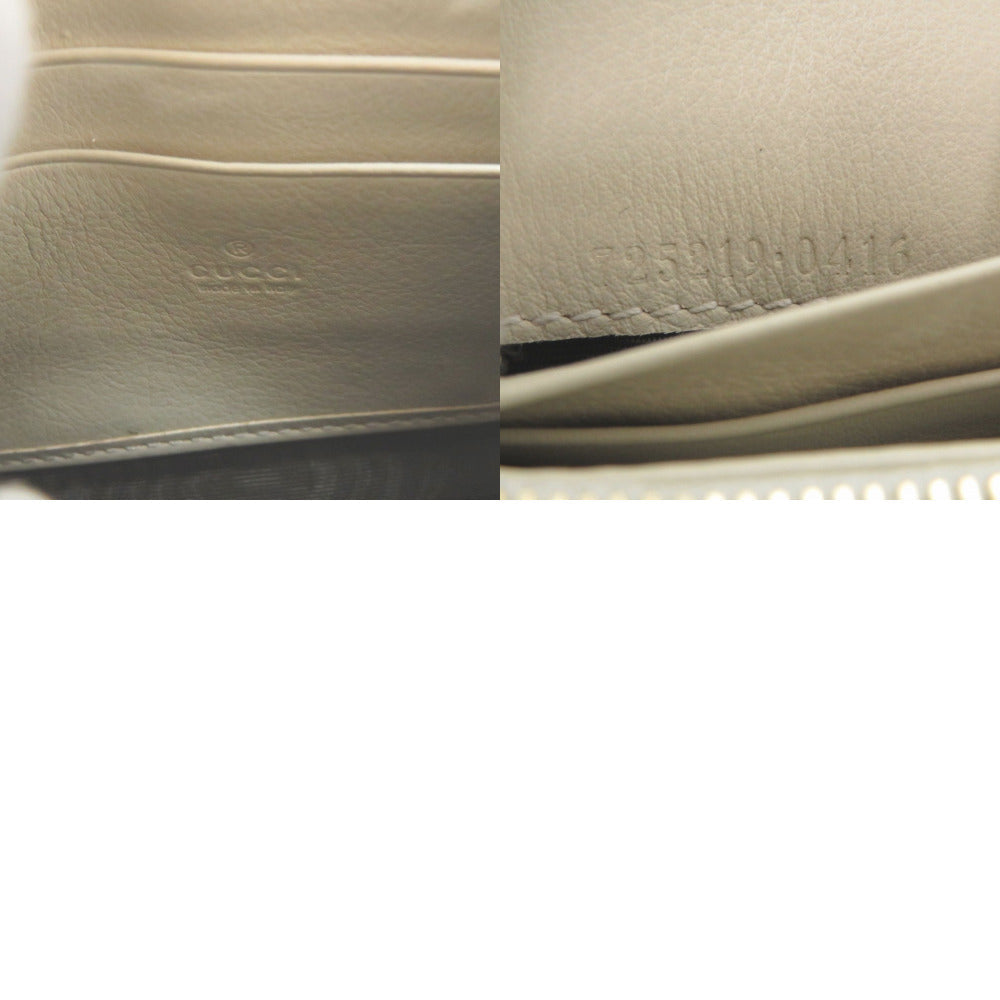 GUCCI – Blondy Chain Wallet – White Leather