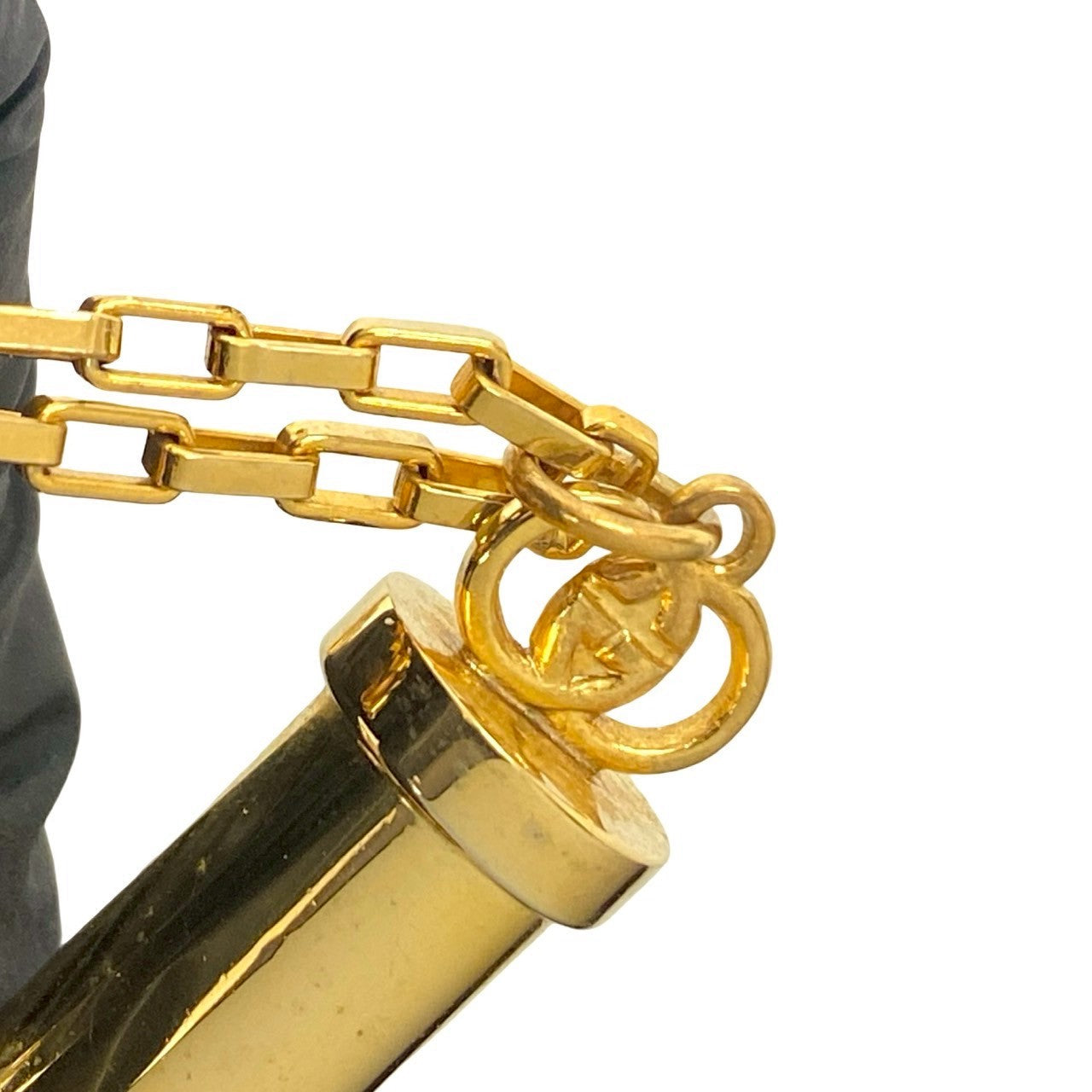 GUCCI – Gold-Plated Perfume Bottle Necklace – Sherry Line – Long 76cm Length