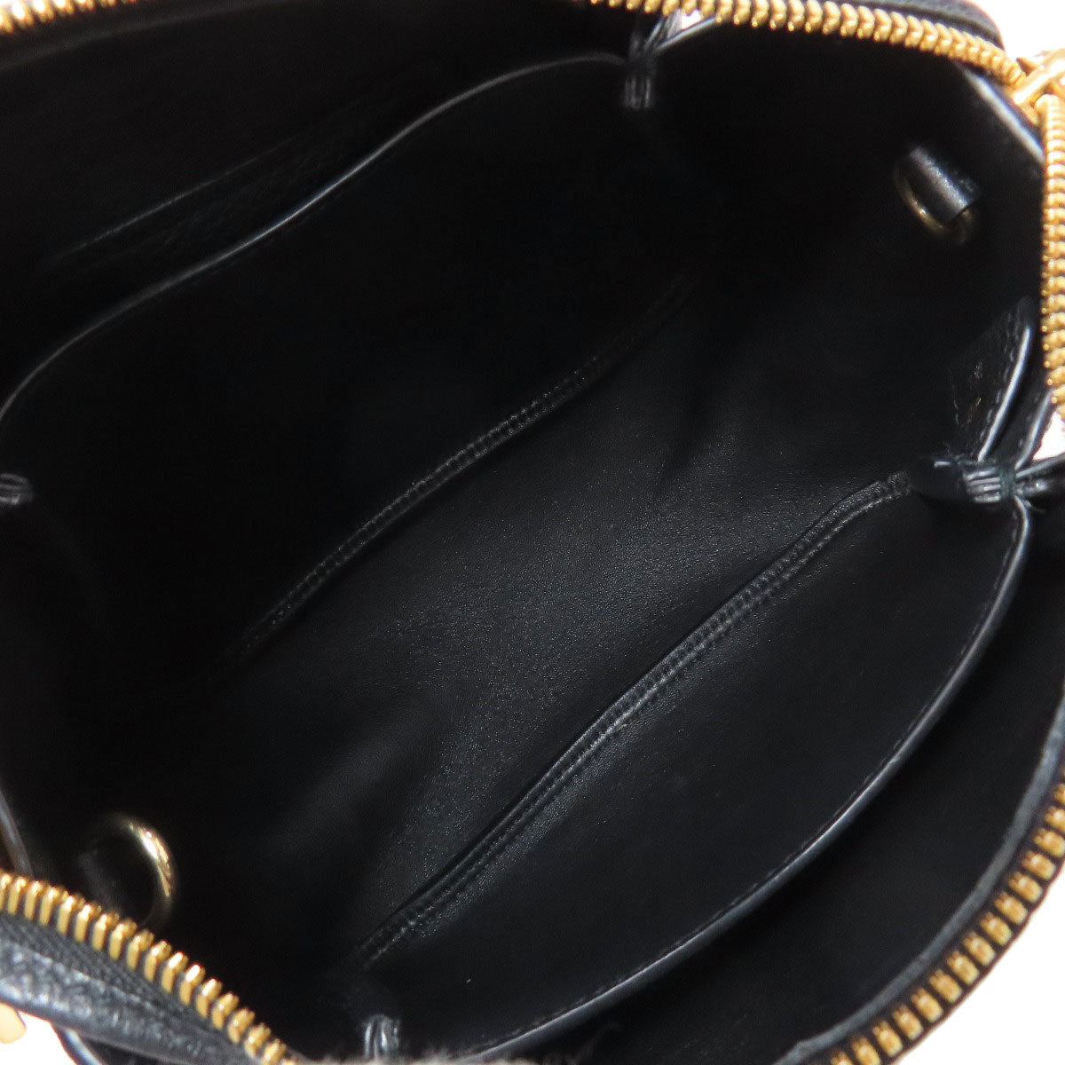 PRADA – Black Leather 2WAY Structured Handbag – With Shoulder Strap