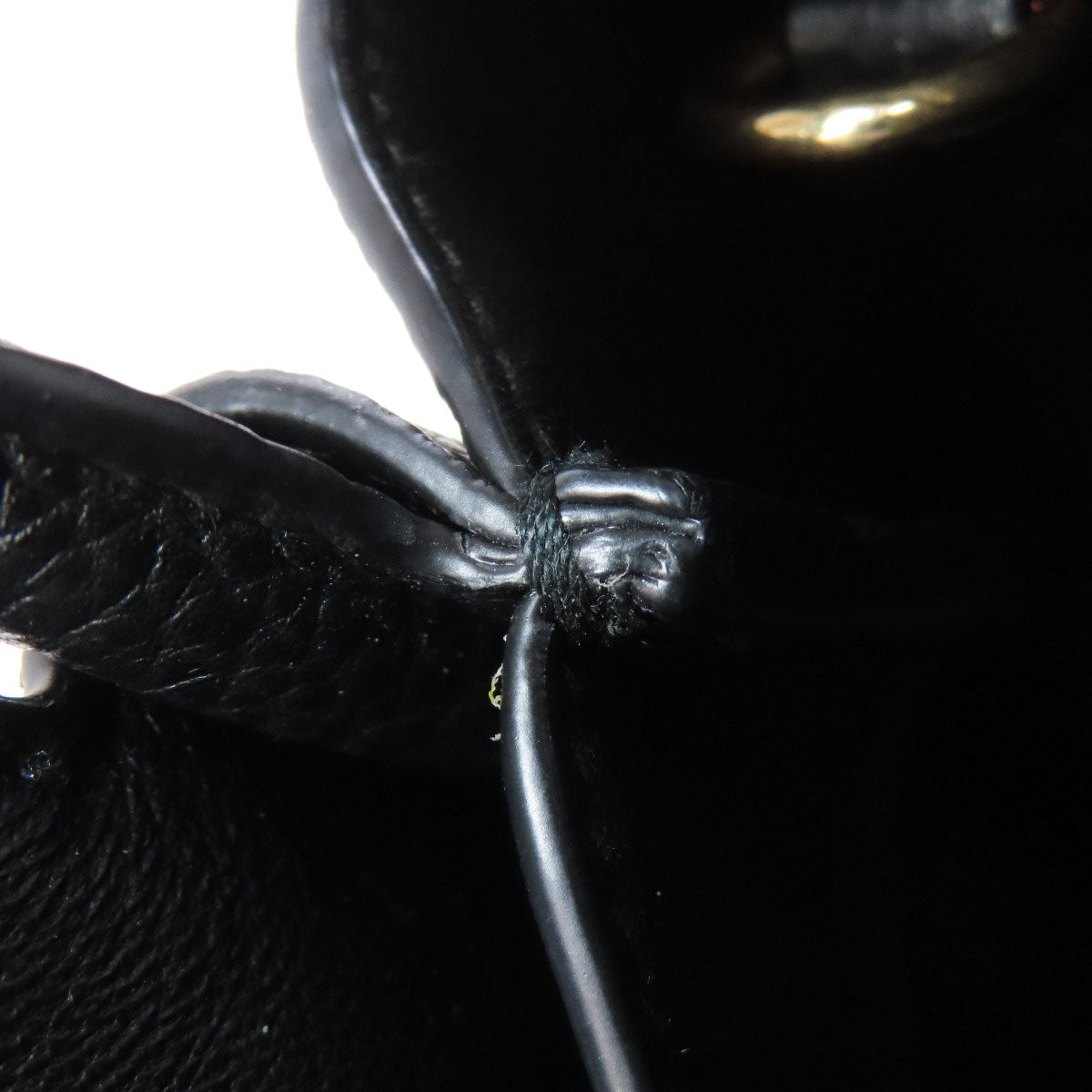 PRADA – Black Leather 2WAY Structured Handbag – With Shoulder Strap