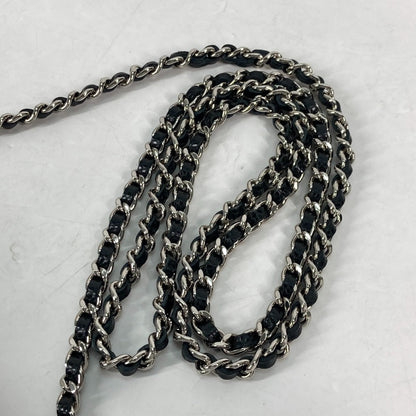 CHANEL  Chain Wallet in Black Quilted Caviar Leather –	Designed by Karl Lagerfeld, 2010s, 100% Authentic Pre-Owned