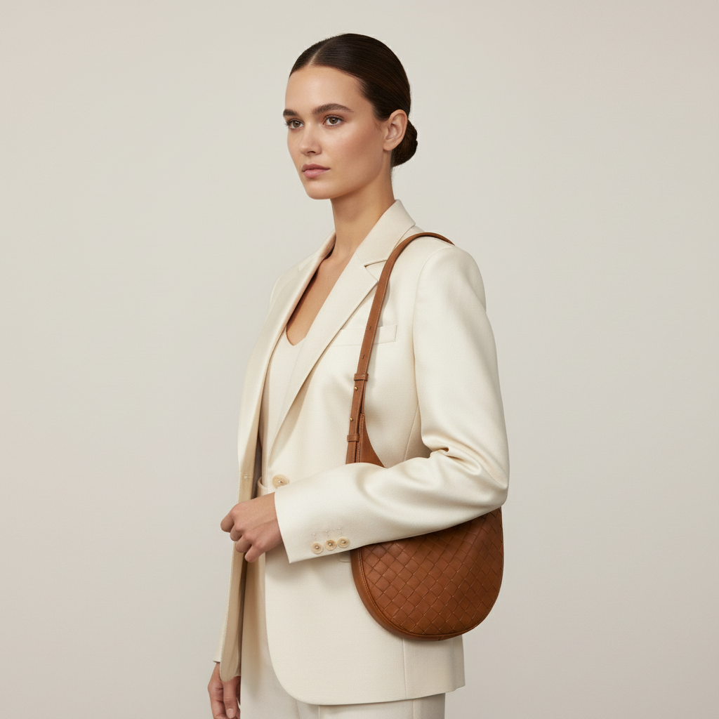 Bottega Veneta Wood Drop Intrecciato