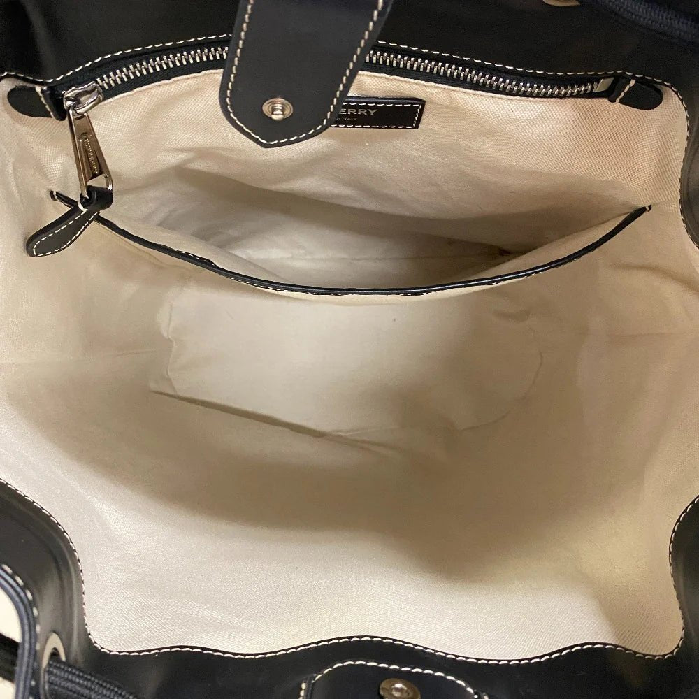 BURBERRY – Drawstring Backpack / 2 - Way Tote – Nova Check – PVC & Leather – Christopher Bailey – 2015 – 100% Authentic Pre - Owned Item No.: Z0013610 - LLUXE.CA