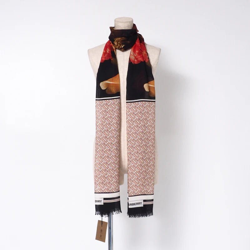 BURBERRY – Wool & Silk Shawl – Model No. 8027472 – Riccardo Tisci – c. 2021 – 100% Authentic Pre - Owned - LLUXE.CA