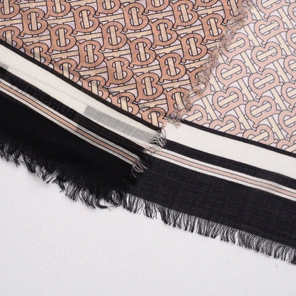 BURBERRY – Wool & Silk Shawl – Model No. 8027472 – Riccardo Tisci – c. 2021 – 100% Authentic Pre - Owned - LLUXE.CA