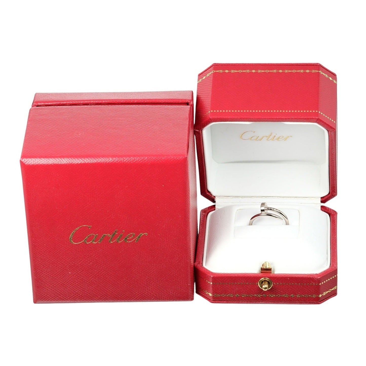 CARTIER – Juste un Clou Ring – Model No. KIG822 – Aldo Cipullo – Size 46 – 100% Authentic Pre - Owned - LLUXE.CA