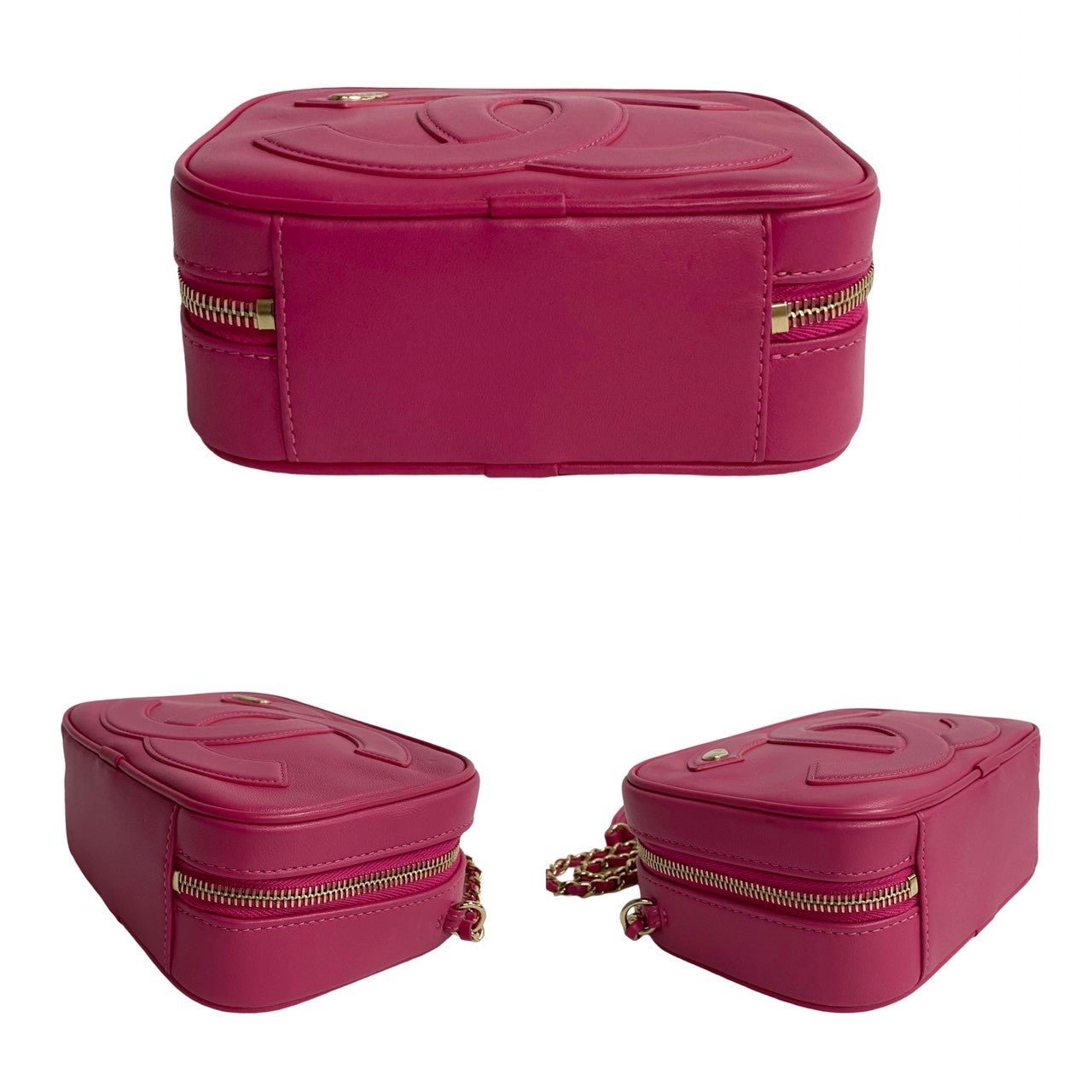 CHANEL Camera Bag in Fuchsia Lambskin with Gold - Tone COCO Mark – 27 Series – Circa 2019 – 100% Genuine & Authentic Pre - Owned Item No. 496a2039792 - LLUXE.CA