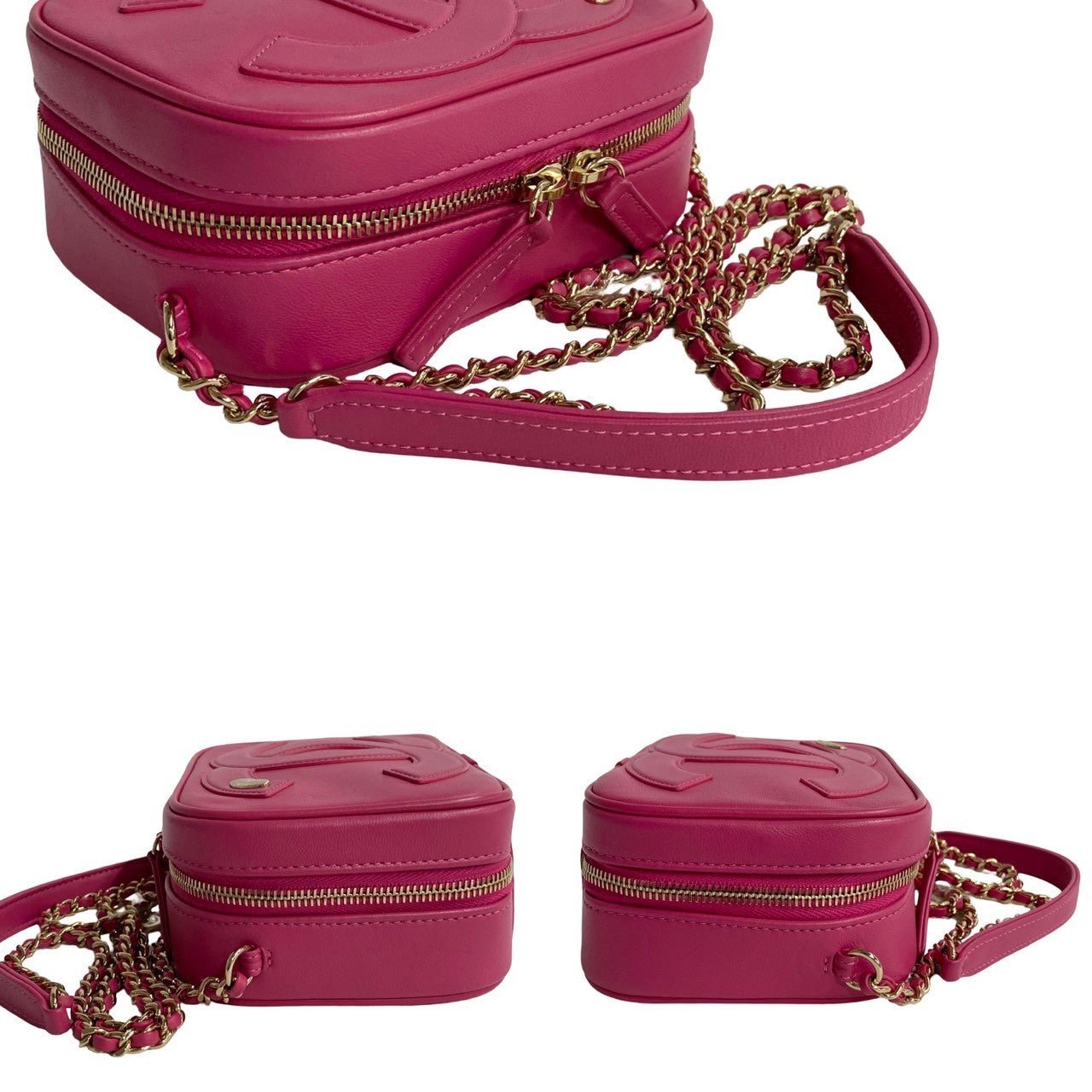 CHANEL Camera Bag in Fuchsia Lambskin with Gold - Tone COCO Mark – 27 Series – Circa 2019 – 100% Genuine & Authentic Pre - Owned Item No. 496a2039792 - LLUXE.CA