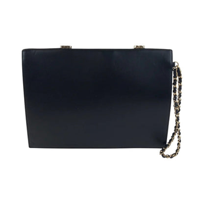 CHANEL – Clutch Bag / Business Bag – COCO Mark – Karl Lagerfeld – Circa 2018 – 100% Authentic Pre - Owned ItemNo.503964 - LLUXE.CA