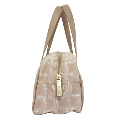 CHANEL – New Travel Line Handbag – Beige Nylon Jacquard – Karl Lagerfeld – 1999 – 100% Authentic Pre - Owned - LLUXE.CA