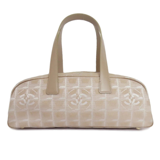 CHANEL – New Travel Line Handbag – Beige Nylon Jacquard – Karl Lagerfeld – 1999 – 100% Authentic Pre - Owned - LLUXE.CA