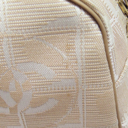 CHANEL – New Travel Line Handbag – Beige Nylon Jacquard – Karl Lagerfeld – 1999 – 100% Authentic Pre - Owned - LLUXE.CA