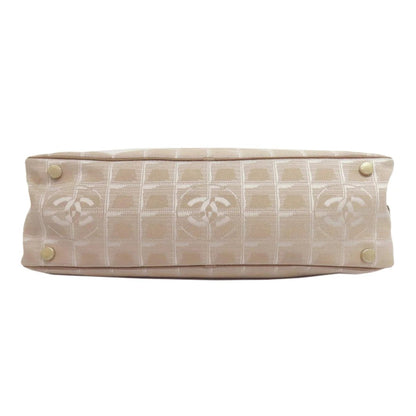 CHANEL – New Travel Line Handbag – Beige Nylon Jacquard – Karl Lagerfeld – 1999 – 100% Authentic Pre - Owned - LLUXE.CA