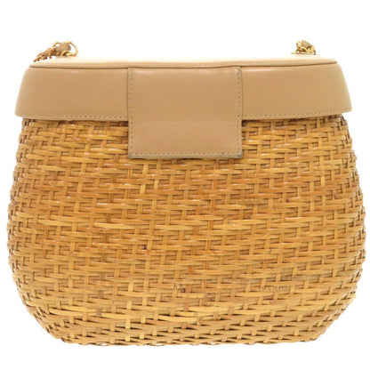 Chanel No. 5 Basket Bag 7X1372 - 2ESGA6Z in Straw with COCO Mark Turn Lock – Pre - Owned, Rare & Collectible, late - ’90s seasonal piece— 100% Authentic (Genuine) - LLUXE.CA