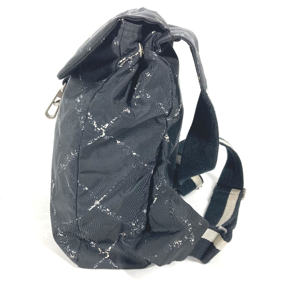 CHANEL Old Travel Line Backpack wMN - 241222 - 13 in Black Nylon – From the Ligne de Voyage Collection by Karl Lagerfeld (Circa Early 2000s) – Pre - Owned in Excellent Condition, 100% Authentic - LLUXE.CA