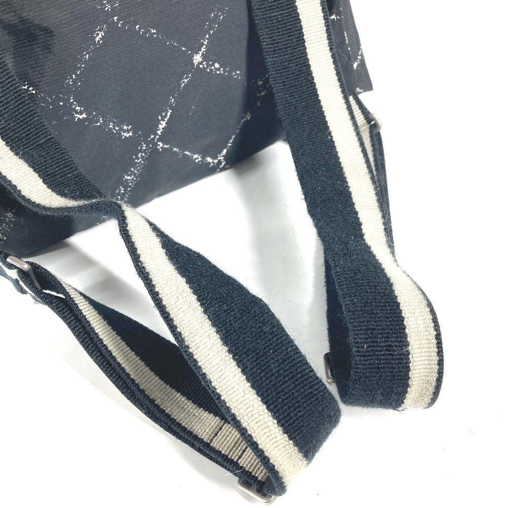 CHANEL Old Travel Line Backpack wMN - 241222 - 13 in Black Nylon – From the Ligne de Voyage Collection by Karl Lagerfeld (Circa Early 2000s) – Pre - Owned in Excellent Condition, 100% Authentic - LLUXE.CA