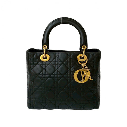 DIOR – Lady Dior Satchel / Cannage Stitch Handbag – Model No. 20250514KML53 - 2 – Maria Grazia Chiuri – 2020s – 100% Authentic Pre - Owne - LLUXE.CA