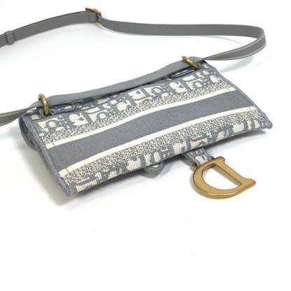 DIOR – Waist Bag – Oblique Jacquard Embroidery Saddle Slim Pouch – Kim Jones – 2018 Revival – 100% Authentic Pre - Owned Item No.: 5276 - 21705 - 11 - LLUXE.CA