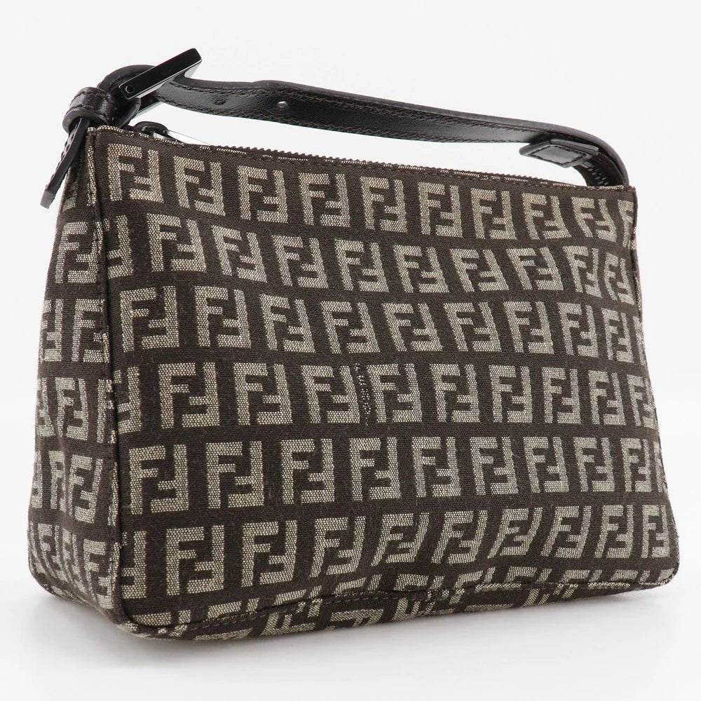 FENDI – Mini Pouch – Model No. 8N0001 – Zucchino Canvas – Early 2000s – 100% Authentic Pre - Owned – Made in Italy – Item No. I151525071 - LLUXE.CA