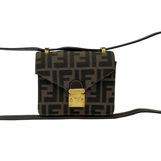 FENDI Mini, Zucca FF Pattern Pre Owned 100% Authentic (Genuine) - LLUXE.CA
