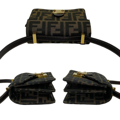 FENDI Mini, Zucca FF Pattern Pre Owned 100% Authentic (Genuine) - LLUXE.CA