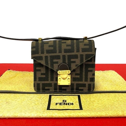 FENDI Mini, Zucca FF Pattern Pre Owned 100% Authentic (Genuine) - LLUXE.CA