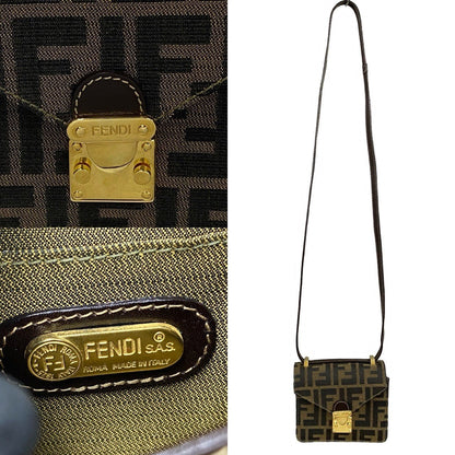 FENDI Mini, Zucca FF Pattern Pre Owned 100% Authentic (Genuine) - LLUXE.CA