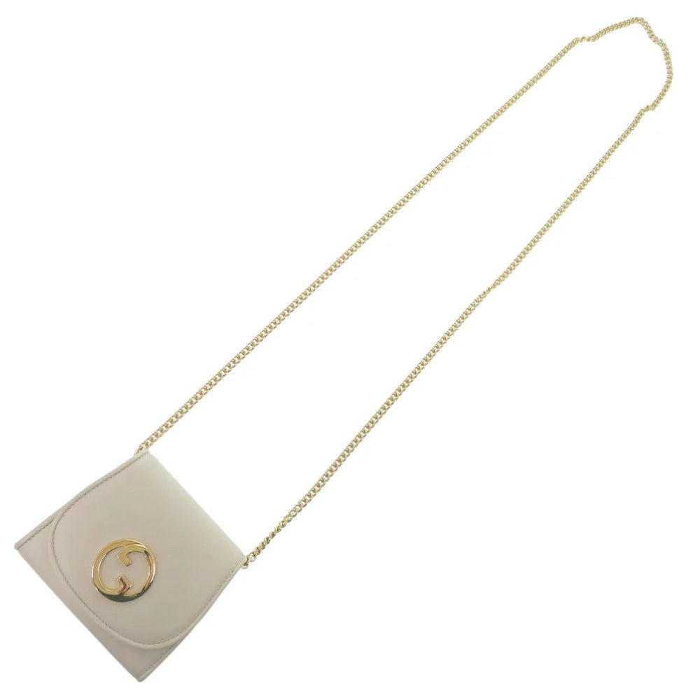 GUCCI – Bifold Chain Wallet – Blondy – Model No. 725219 – Alessandro Michele – Circa 2023 – 100% Authentic Pre - Owned - LLUXE.CA