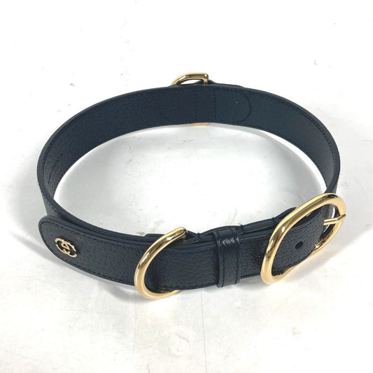 GUCCI – GG Leather Pet Collar / Belt – Model No. 695256 – Alessandro Michele – Circa 2020s – 100% Authentic Pre - Owned - LLUXE.CA