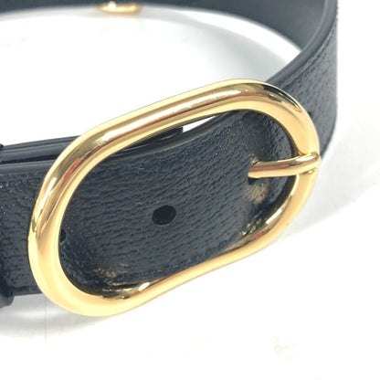 GUCCI – GG Leather Pet Collar / Belt – Model No. 695256 – Alessandro Michele – Circa 2020s – 100% Authentic Pre - Owned - LLUXE.CA