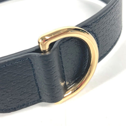 GUCCI – GG Leather Pet Collar / Belt – Model No. 695256 – Alessandro Michele – Circa 2020s – 100% Authentic Pre - Owned - LLUXE.CA