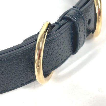 GUCCI – GG Leather Pet Collar / Belt – Model No. 695256 – Alessandro Michele – Circa 2020s – 100% Authentic Pre - Owned - LLUXE.CA
