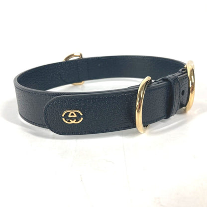 GUCCI – GG Leather Pet Collar / Belt – Model No. 695256 – Alessandro Michele – Circa 2020s – 100% Authentic Pre - Owned - LLUXE.CA