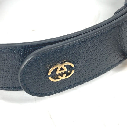 GUCCI – GG Leather Pet Collar / Belt – Model No. 695256 – Alessandro Michele – Circa 2020s – 100% Authentic Pre - Owned - LLUXE.CA