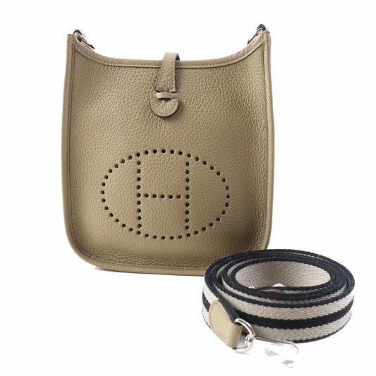 HERMÈS 00020777 Evelyne TPM Taurillon Clémence Leather – Pre - Owned, 100% Authentic Alpha (2020) – The Evelyne TPM’s compact, hands - free design is in high demand, aligning with today’s mini bag trend. Despite being pre - owned, it retains strong value - LLUXE.CA