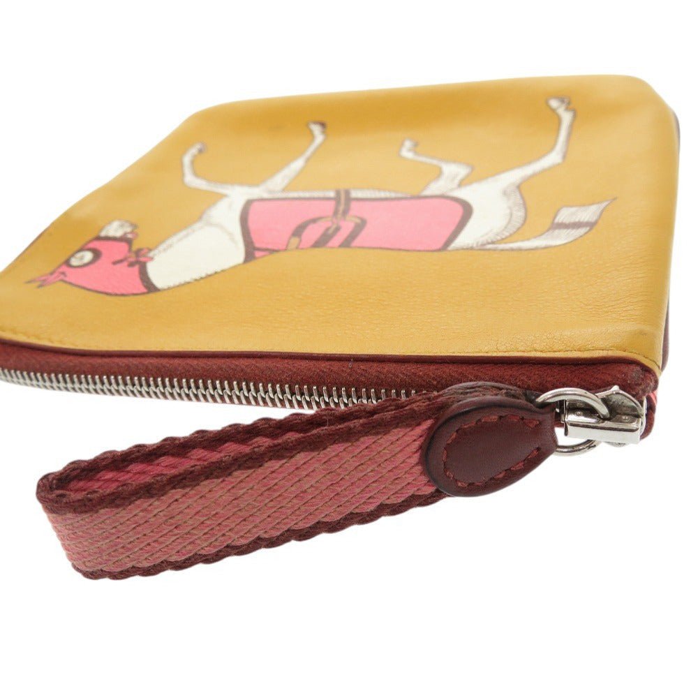 Hermès 7G0508ZA5m32 Carré Pocket Pouch in Equestrian Motif – Pre - Owned, 100% Authentic (Genuine) - LLUXE.CA